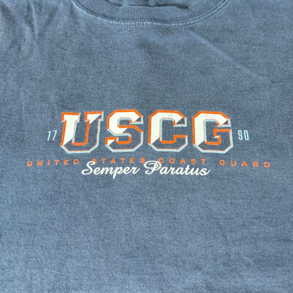 Champion USCG United States Coast Guard T-Shirt Mens XL Navy Semper Paratus Tee - Picture 2 of 9